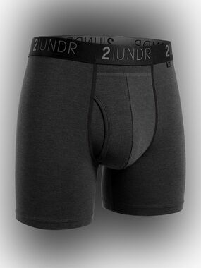 Set of 2 2Undr Heather Onyx Swing Shift Boxer Briefs 3XL NWT